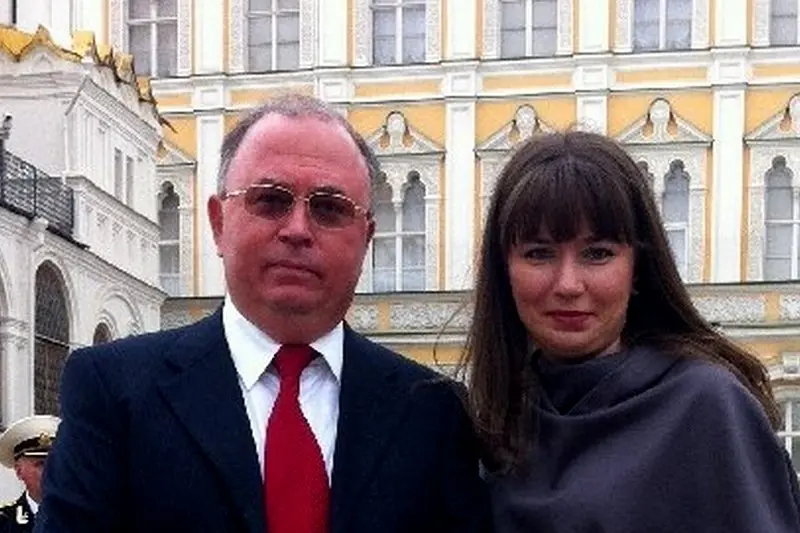 Андрей Караулов и дочь Лидия