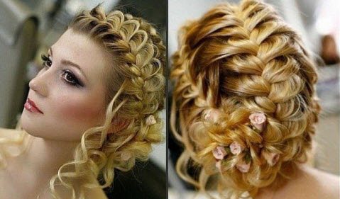 Ажурная прическа