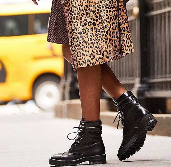 Модные грубые ботинки Stuart Weitzman 2021 года