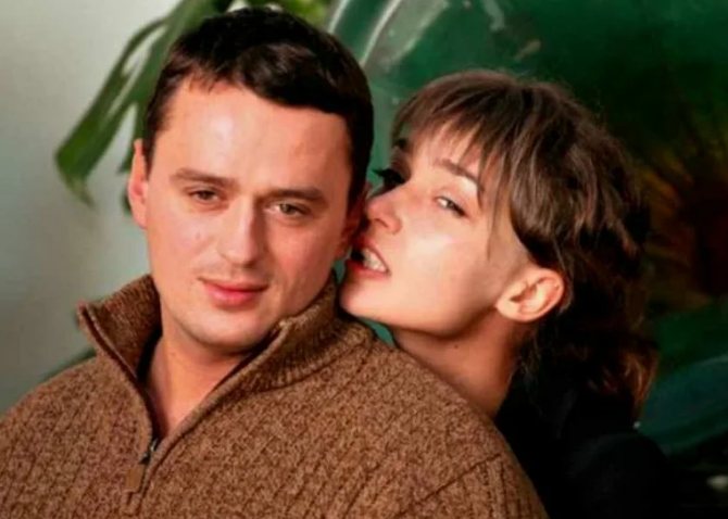 Н. Зверев со второй женой Юлией Мавриной